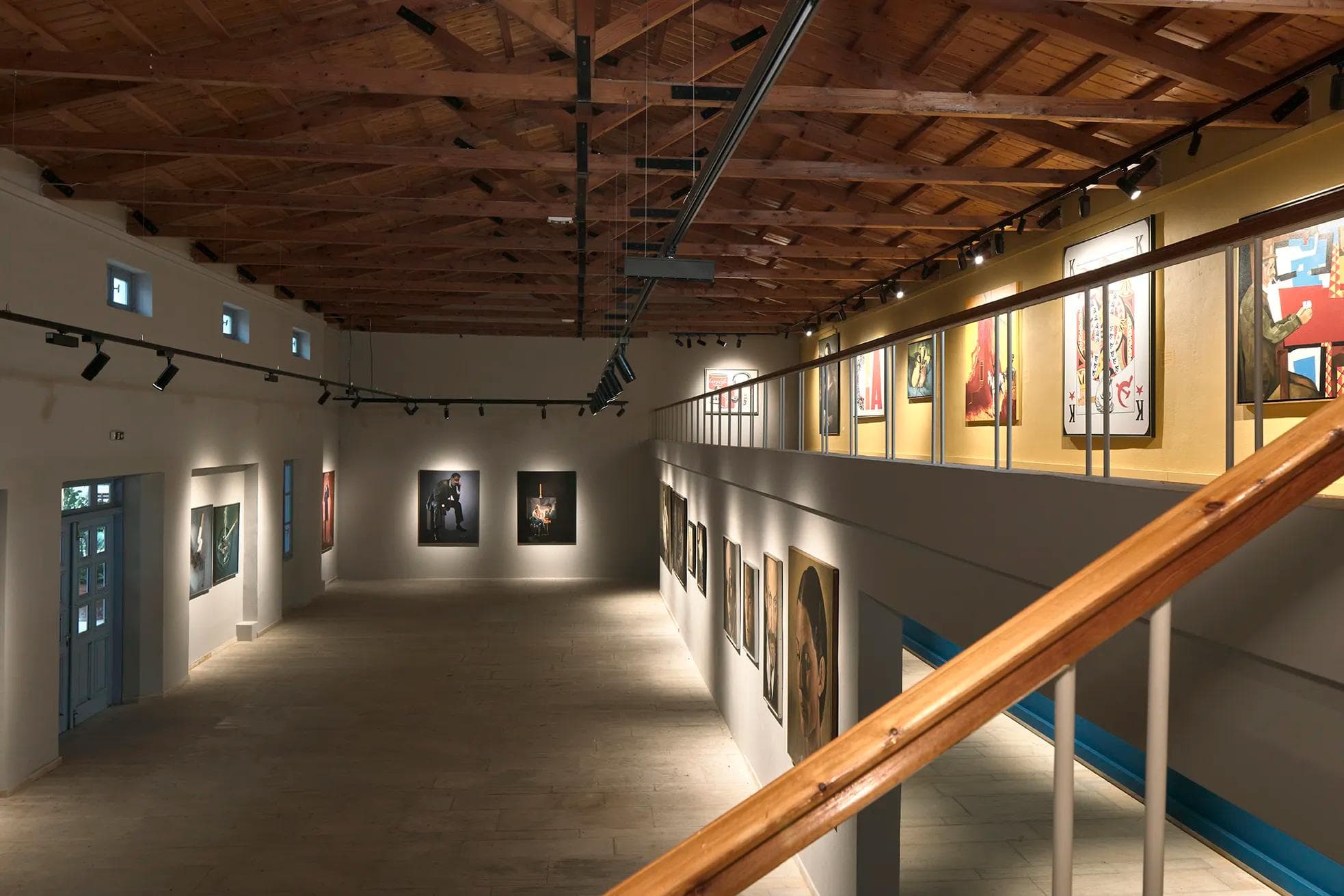 room with paintings into the Othonian Court